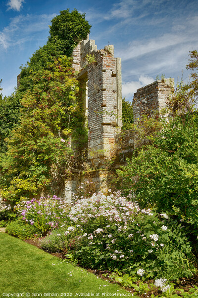 The Ruined Garden - Scotney Castle - Lamberhurst Kent England UK Framed Mounted Print by John Gilham