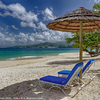 Buy canvas prints of On the Beach - The Spice Island - Grenada - The Caribbean by John Gilham
