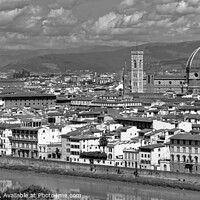Buy canvas prints of City Skyline - Firenze Italy by John Gilham