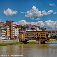 Buy canvas prints of Ponte Vecchio Florence Italy  by John Gilham