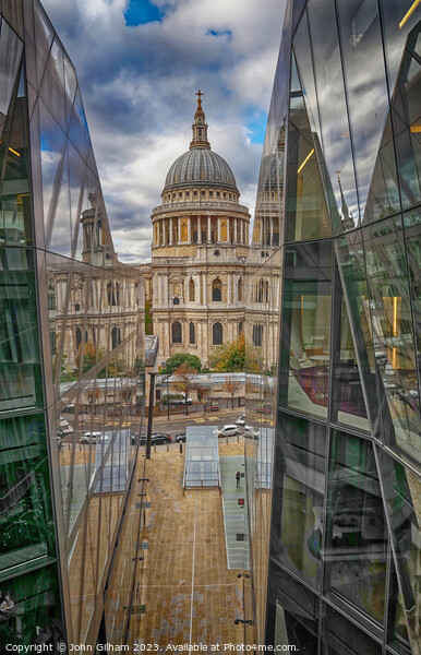 St Pauls Cathedral London Canvas Print by John Gilham