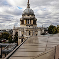 Buy canvas prints of St Pauls Cathedral London from One New Change by John Gilham