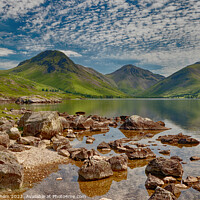 Buy canvas prints of Wast Water The Lake District Cumbria UK by John Gilham