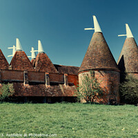 Buy canvas prints of Kent Oast Houses in The Garden of England by John Gilham