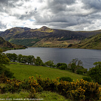 Buy canvas prints of Crummock Water in The Lake District  Cumbria  by John Gilham