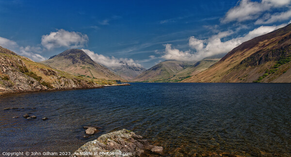 Wastwater - The Lake District Cumbria Canvas Print by John Gilham