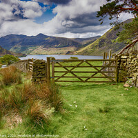 Buy canvas prints of The Gate to Crummock Water - The Lake District Cum by John Gilham