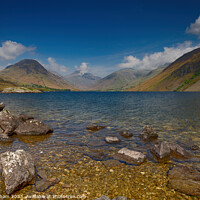 Buy canvas prints of Wastwater - The Lake District - Cumbria UK by John Gilham