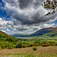 Buy canvas prints of Bassenthwaite Lake in The Lake District of Cumbria by John Gilham