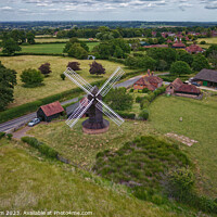 Buy canvas prints of Rolvenden Windmill in Kent by John Gilham