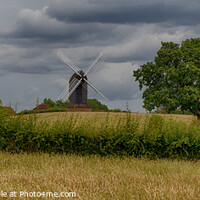 Buy canvas prints of A Post Windmill at Rolvenden in the Kent Countryside UK by John Gilham