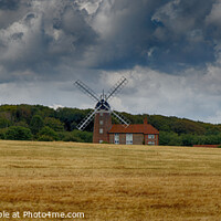 Buy canvas prints of Weybourne Windmill near Holt on the North Norfolk Coast England UK by John Gilham