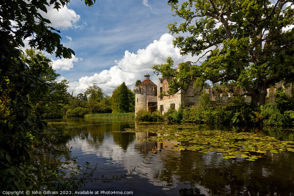Scotney Castle a country house in Lamberhurst Kent England UK Print by John Gilham