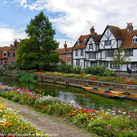 Buy canvas prints of Westgate Gardens the City of Canterbury Kent UK by John Gilham