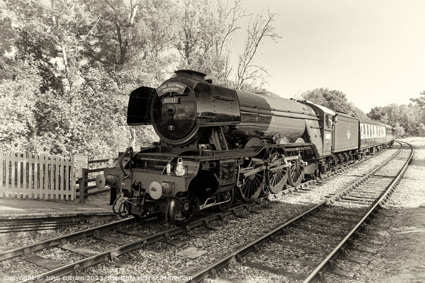 The Flying Scotsman Steam Locomotive 60103 Picture Board by John Gilham