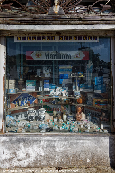 Shop Window Corfu Town 2023 Picture Board by John Gilham