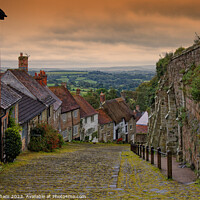 Buy canvas prints of Gold Hill Shaftesbury Dorset England UK by John Gilham