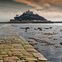 Buy canvas prints of St Michaels Mount Mount's Bay, Cornwall England UK by John Gilham