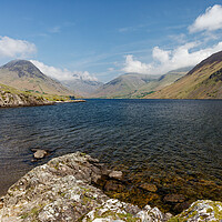 Buy canvas prints of Wastwater in the lake district of Cumbria England  by John Gilham