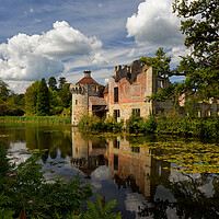 Buy canvas prints of Scotney Castle in Lamberhurst in Kent England UK by John Gilham
