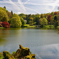 Buy canvas prints of Stourhead Wiltshire England UK by John Gilham
