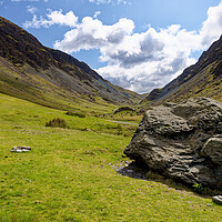 Buy canvas prints of Honister Pass Cumbria by John Gilham
