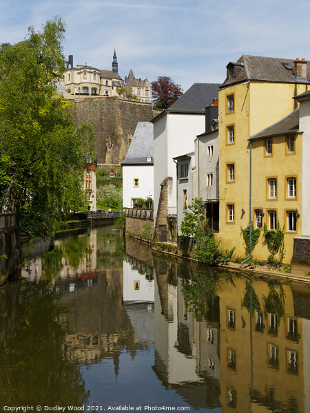 Serene Reflections A Quaint European Capital Picture Board by Dudley Wood