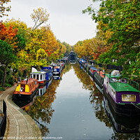Buy canvas prints of Autumn Romance on the Regent by Dudley Wood