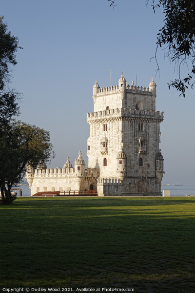 Majestic Sunrise at Torre de Belem Picture Board by Dudley Wood