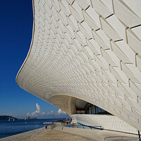 Buy canvas prints of Majestic Curves of MAAT Museum by Dudley Wood