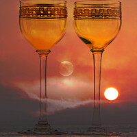 Buy canvas prints of Celestial Glasses by Dudley Wood