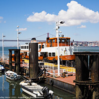 Buy canvas prints of Bridging the Tagus by Dudley Wood