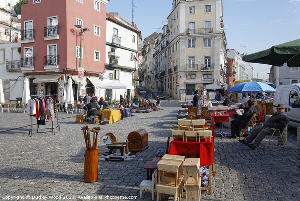 Vibrant and Authentic Lisbon Market Picture Board by Dudley Wood