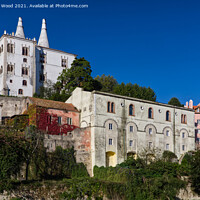 Buy canvas prints of Majestic Sintra Palace by Dudley Wood