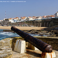Buy canvas prints of Majestic View of Ericeira Beach by Dudley Wood
