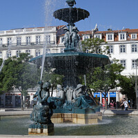 Buy canvas prints of A Serene Oasis in the Heart of Lisbon by Dudley Wood