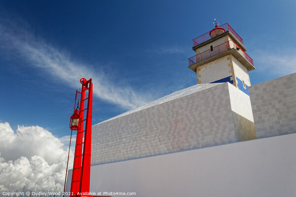 Majestic Santa Marta Lighthouse Picture Board by Dudley Wood