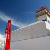 Buy canvas prints of Majestic Santa Marta Lighthouse by Dudley Wood