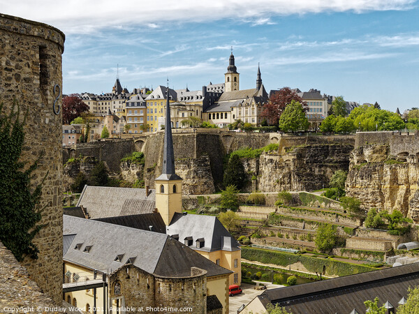 Charming Luxembourg Landscape Picture Board by Dudley Wood