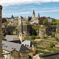 Buy canvas prints of Charming Luxembourg Landscape by Dudley Wood