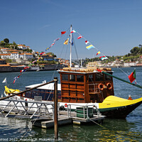 Buy canvas prints of Port wine boat 3 by Dudley Wood