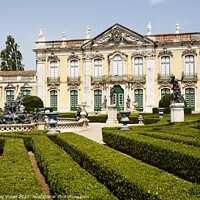 Buy canvas prints of Majestic Portuguese Royal Palace by Dudley Wood