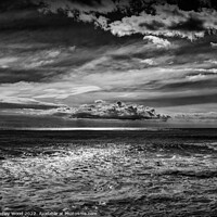 Buy canvas prints of Sparkling Silver Seascape by Dudley Wood
