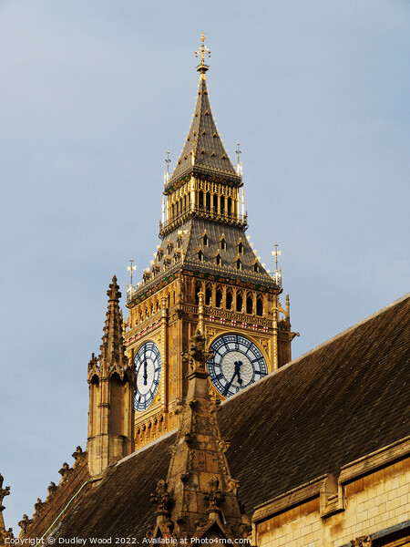Big Ben clock face Picture Board by Dudley Wood
