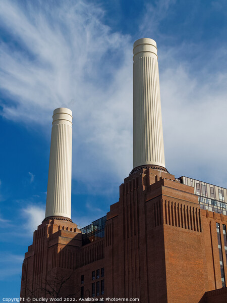 Iconic London Landmark Battersea Power Station Picture Board by Dudley Wood