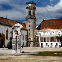 Buy canvas prints of Historic Coimbra A Timeless Portuguese Gem by Dudley Wood
