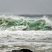Buy canvas prints of Majestic Coastal Waves by Dudley Wood