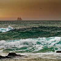 Buy canvas prints of Majestic Grand Banks Schooner by Dudley Wood