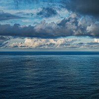 Buy canvas prints of Blue sea and sky by Dudley Wood