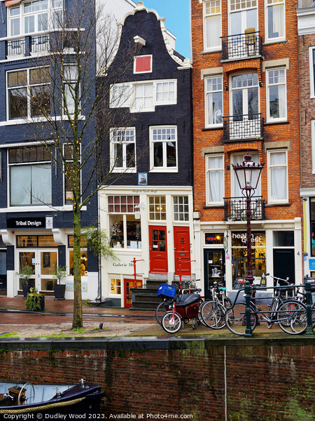 Narrow houses Amsterdam 1 Picture Board by Dudley Wood